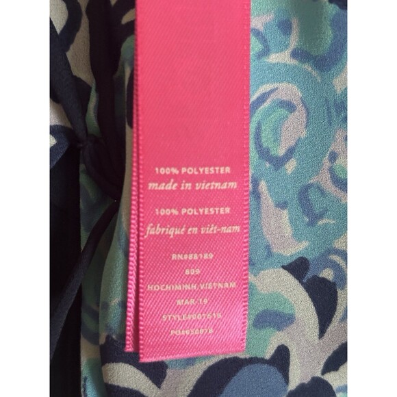 NWOT Lilly Pulitzer Dusk‎ Reversible Top XXS XS Adjustable Strap Preppy Coastal - Picture 5 of 8